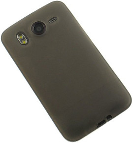 Силиконов гръб ТПУ мат за HTC Desire HD сив прозрачен